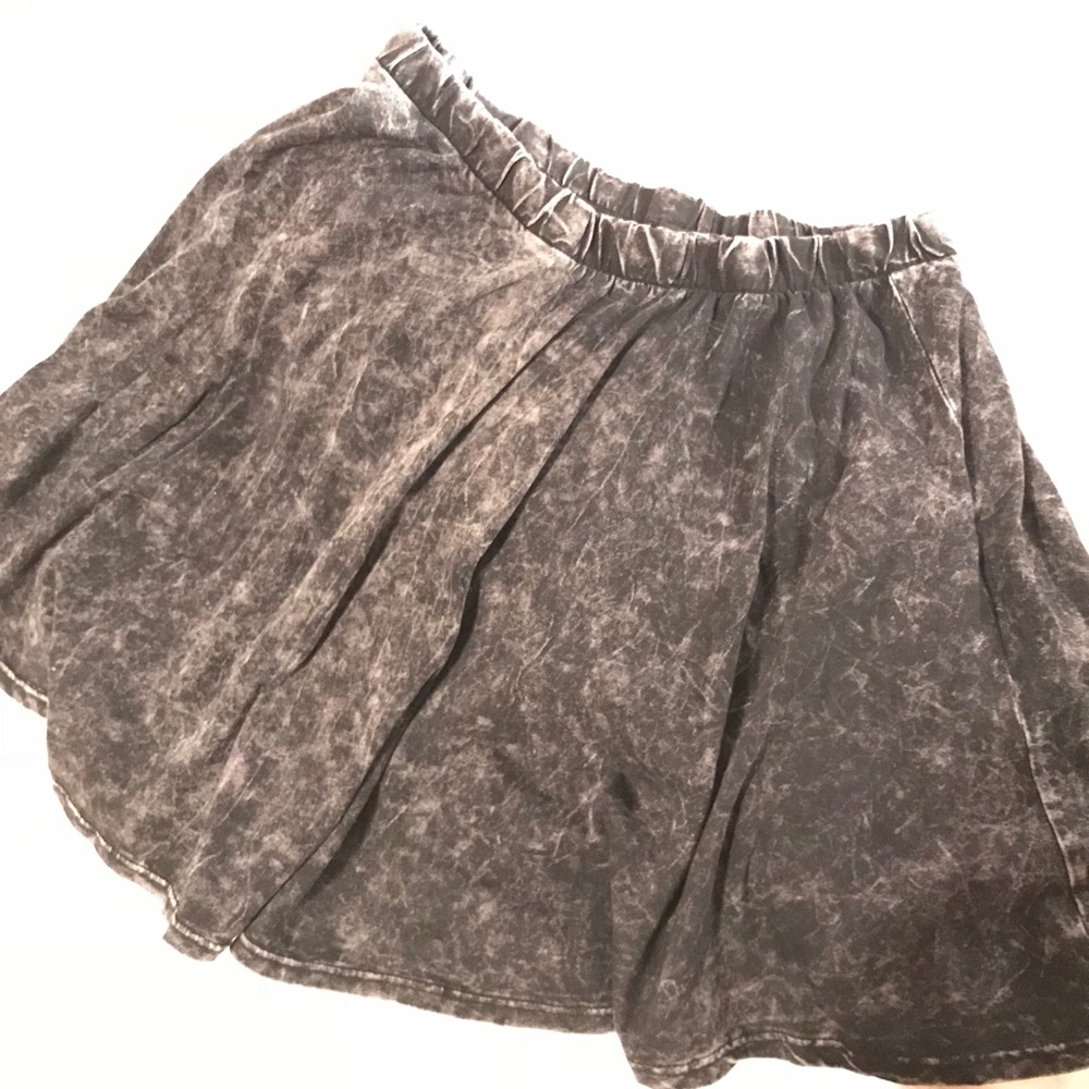 Acid Wash Skater Skirt